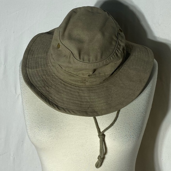 Logistik Tan Beige Foldable Sun Bucket Hat L
